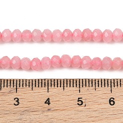 Hilos de cuentas de jade blanco natural teñido&nbsp;GG-CBAF9EE-A23-3x4mm