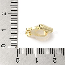 Ohrclips aus Messing zum Aufstecken&nbsp;LS-KK-K371-13G