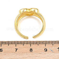 Manschettenringe aus Messing für Damen&nbsp;RJEW-Z113-10G