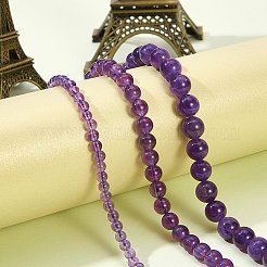 3 Stränge 3 Arten natürliche Amethystperlenstränge&nbsp;G-SZ0001-14