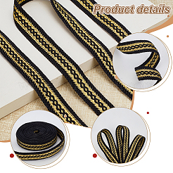 Rubans tressés en polyester de 5 mètre&nbsp;OCOR-GA0002-22B