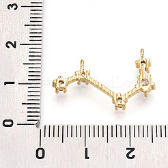 Pendentifs avec zircon cubiques à micro-pavés en laiton&nbsp;KK-N261-120F-G