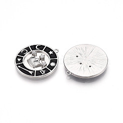 Pendentifs en laiton zircone cubique&nbsp;ZIRC-T016-18P