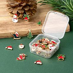 42pcs 7 pendentifs en émail en alliage de style&nbsp;ENAM-LS0001-35