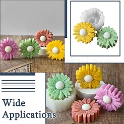 Stampi in silicone per candele aromaterapiche in resina a forma di fiore di margherita&nbsp;ST-CJ0043-071