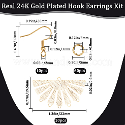 Kit de recherche de fabrication de boucles d'oreilles bricolage&nbsp;DIY-BBC0001-62