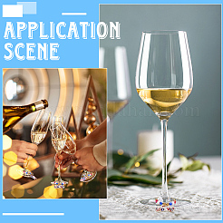 6 colgante de copa de vino.&nbsp;AJEW-SC00081