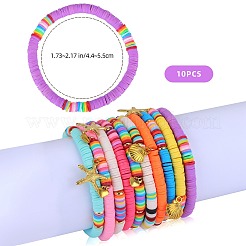 Ensembles de bracelets à breloques extensibles&nbsp;BJEW-SZ0001-001