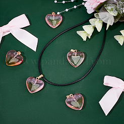Kits de fabrication de colliers pendentifs DIY pour la Saint-Valentin&nbsp;DIY-BBC0002-15B