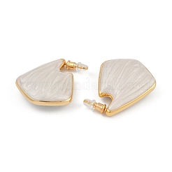 Pendientes de esmalte de latón&nbsp;EJEW-Q391-01G-03