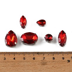 Strass di vetro cuciti su strass&nbsp;RB-CBA33FD-01P-04