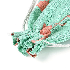 Sacchetti con coulisse in policotone (cotone poliestere)&nbsp;ABAG-T007-02E