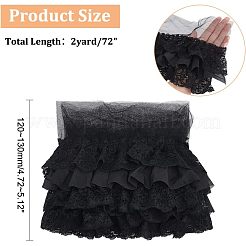 Plissierter Chiffon-Spitzenbesatz&nbsp;SRIB-NB0001-10C