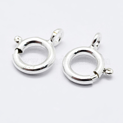 925 Sterling Silber Federring Verschlüsse&nbsp;STER-K167-076B-S