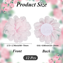 12 Stück 3D-Chiffon-Blume&nbsp;DIY-GF0012-47B