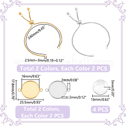 Kit per la creazione di braccialetti a cupola vuota fai da te&nbsp;DIY-UN0005-34