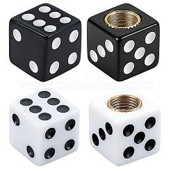 8 bouchon de valve de pneu en acrylique&nbsp;FIND-SP0005-33