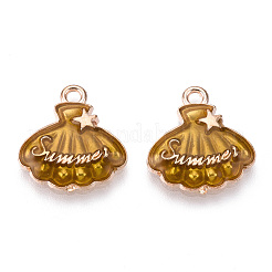 Pendentifs d'émail en alliage&nbsp;LS-ENAM-CJC0014-03E