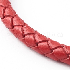 Geflochtene Armbänder aus Rindslederimitat&nbsp;BJEW-JB06445-01