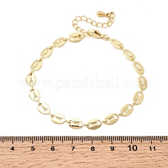 Messing-Gliederkettenarmbänder für Frauen&nbsp;BJEW-K298-08G