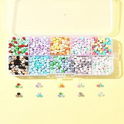 60g 10 Farben undurchsichtige Acrylperlen&nbsp;OACR-FS0001-75