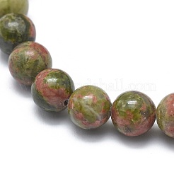 Natürliche unakite bead stretch Armbändern&nbsp;X-BJEW-K212-B-006