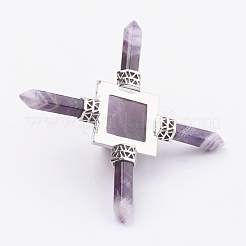 Natürlicher Amethyst-Pyramiden-Energiegenerator&nbsp;G-F423-01