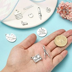 100pcs 10 estilos colgantes de aleación de estilo tibetano&nbsp;TIBEP-CJ0002-97