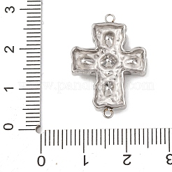 304 Edelstahl Pavé Zirkonia Verbindungsstück Charms&nbsp;STAS-P421-03P