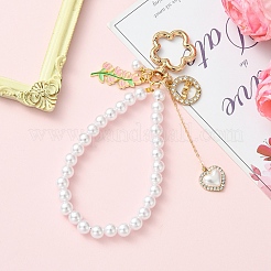 Décorations de pendentif en perles en plastique abs&nbsp;HJEW-YW00458