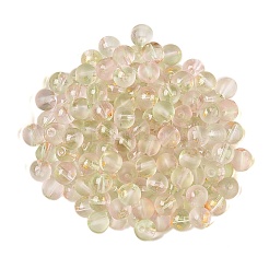Perles de verre de peinture de cuisson givrée&nbsp;LS-DGLA-N005-8mm-02