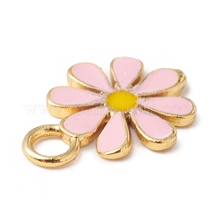 Pendentifs en émail de laiton de placage de rack écologiques&nbsp;KK-F835-15A-G