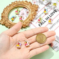8pcs 4 pendentifs en alliage de couleurs&nbsp;ENAM-CJ0007-54