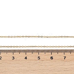 304 Edelstahl-Kabelkettenhalsketten&nbsp;NJEW-M151-24G