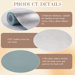 Copertine di libri in similpelle&nbsp;DIY-WH0491-92A-14