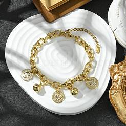 Laiton bracelets de la chaîne de câble&nbsp;BJEW-JB10726