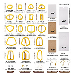 18 Stück Tonschneider aus Kunststoff in 18 Stilen&nbsp;DIY-FW0001-21