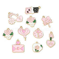 45 pieza de 9 estilos de colgantes de esmalte de aleación con temática del día de San Valentín&nbsp;FIND-CJ0003-74