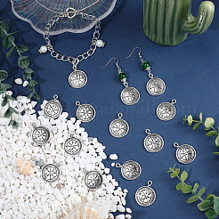 50 pièces pendentifs en alliage de style tibétain&nbsp;FIND-SC0021-16A