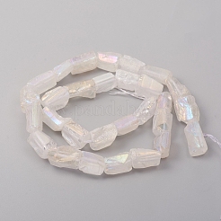 Galvani natürlichem Quarz-Kristall-Perlen Stränge&nbsp;G-D0009-01B-08