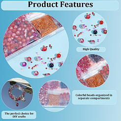 Kits de fabrication de perles en verre&nbsp;DIY-PA0001-37