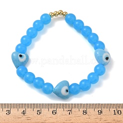 Stretch-Armbänder aus Messing&nbsp;BJEW-F515-03G-02