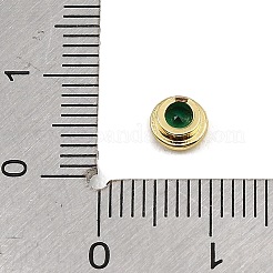 Messing-Pavé-Zirkonia-Cabochons&nbsp;CU-CBA30E8-03G-08