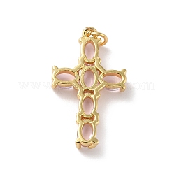 Cremagliera placcatura micro ottone spianare pendenti zirconi&nbsp;X-KK-A160-02G
