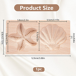 Plätzchenformen aus Holz&nbsp;DIY-WH0304-967