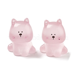 Ornements de petits chiens mignons en résine lumineuse&nbsp;RESI-R459-02C