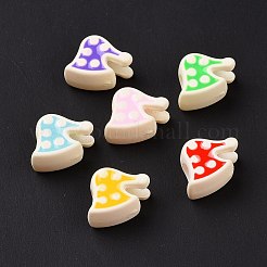 Gummierte Stil Acryl europäischen Perlen&nbsp;SACR-E009-04