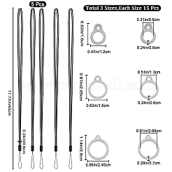 5 sangle de cou en caoutchouc&nbsp;DIY-GF0008-20