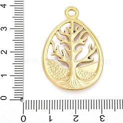 Pendentifs en acier inoxydable 304 émaillés&nbsp;STAS-S163-34G-02