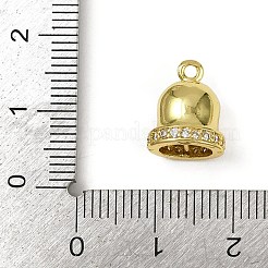 Pendentifs avec zircon cubiques à micro-pavés en laiton&nbsp;KK-M322-25G